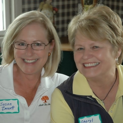 Susan Bennett and Cheryl at 2013 Ladies Golf Invitational